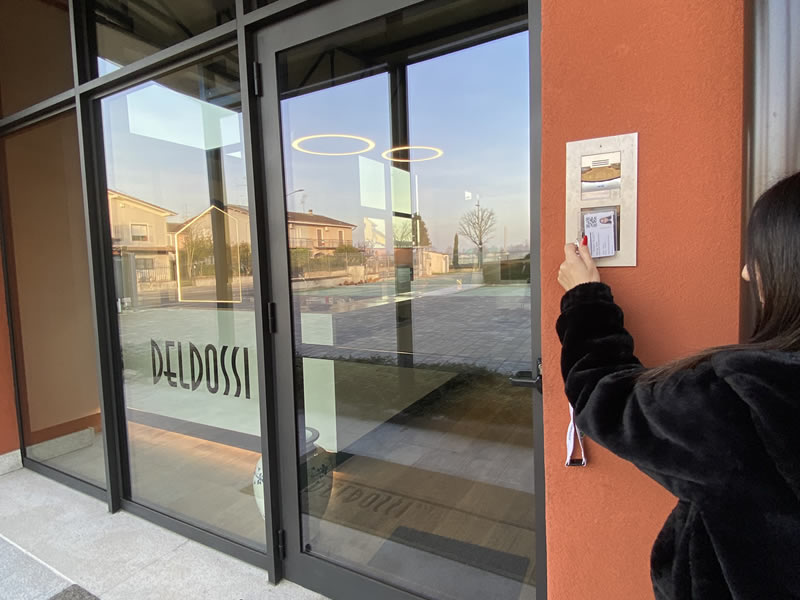 ingresso presso la ditta deldossi di brescia