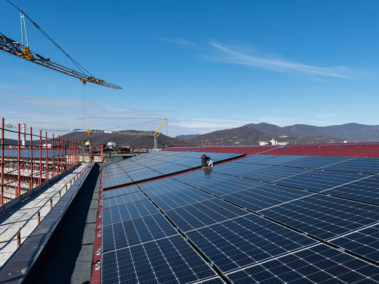 pannelli solari su tetto Università Cattolica di Brescia