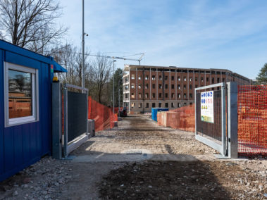 ingresso al cantiere