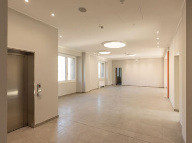 salone ristrutturato presso l'Università Cattolica di Brescia