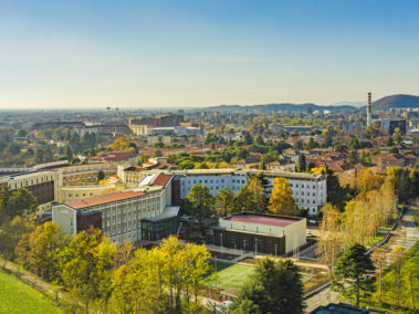 Brescia con visuale dell'Università Cattolica