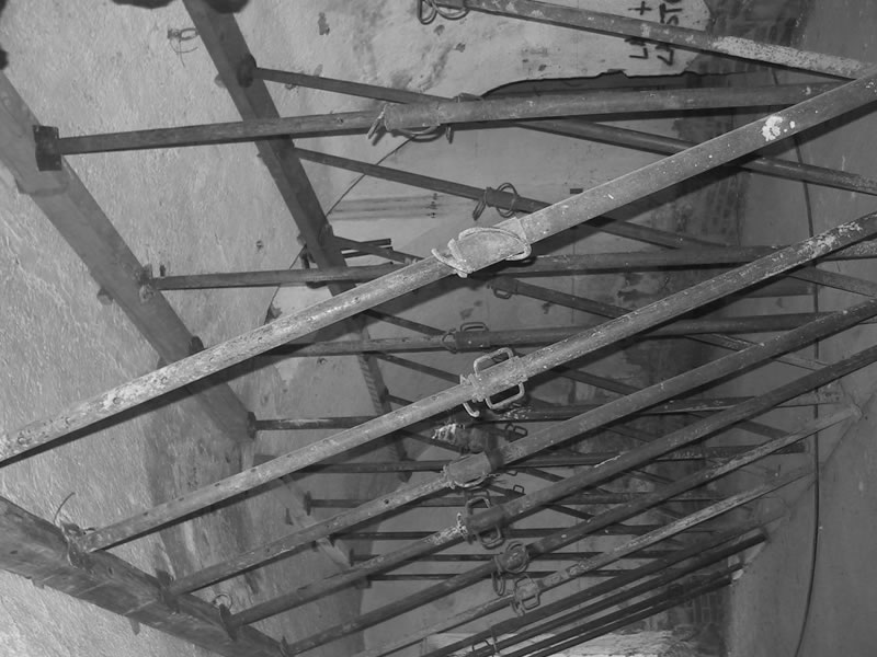 bianco e nero cantiere di restauro beni vincolati