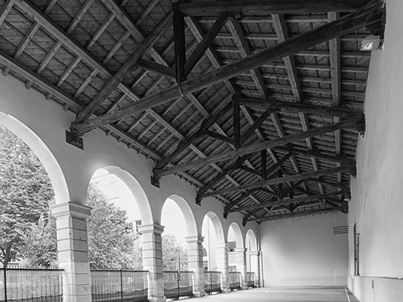 esempio di ristrutturazione realizzato dalla ditta deldossi, foto in bianco e nero