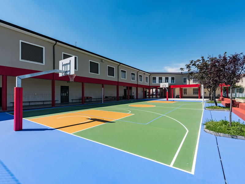 campetto da basket ristrutturato