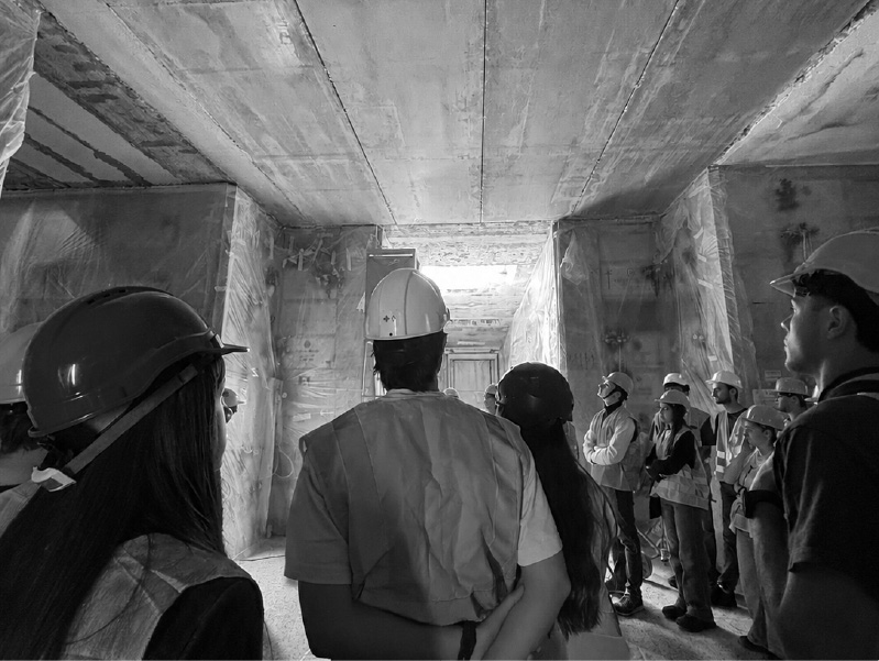 Università di Brescia in visita al cantiere Deldossi
