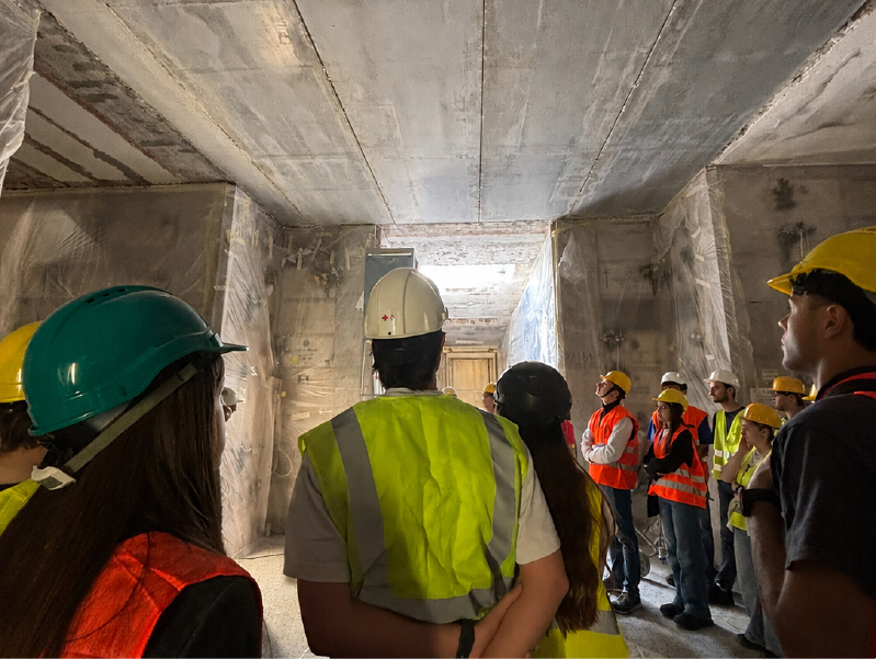 Università di Brescia in visita al cantiere Deldossi