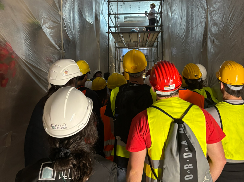 Università di Brescia in visita al cantiere Deldossi