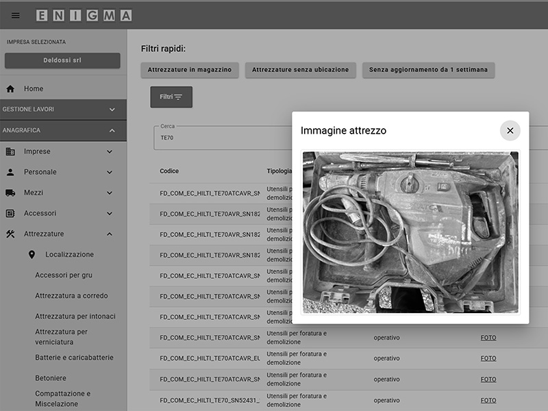 Enigma e Hilti On Track